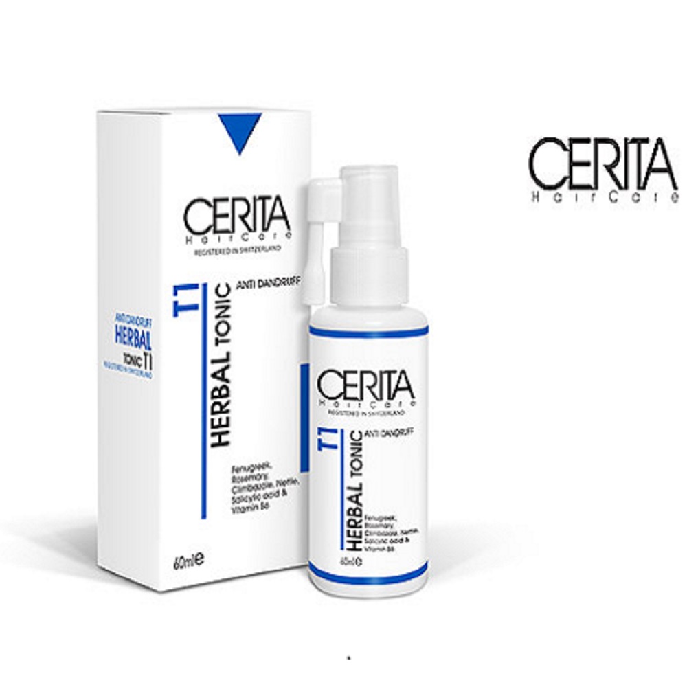 تونیک تقویت کننده مو T1 سریتا، CERITA T1 HERBAL TONIC 60 ML
