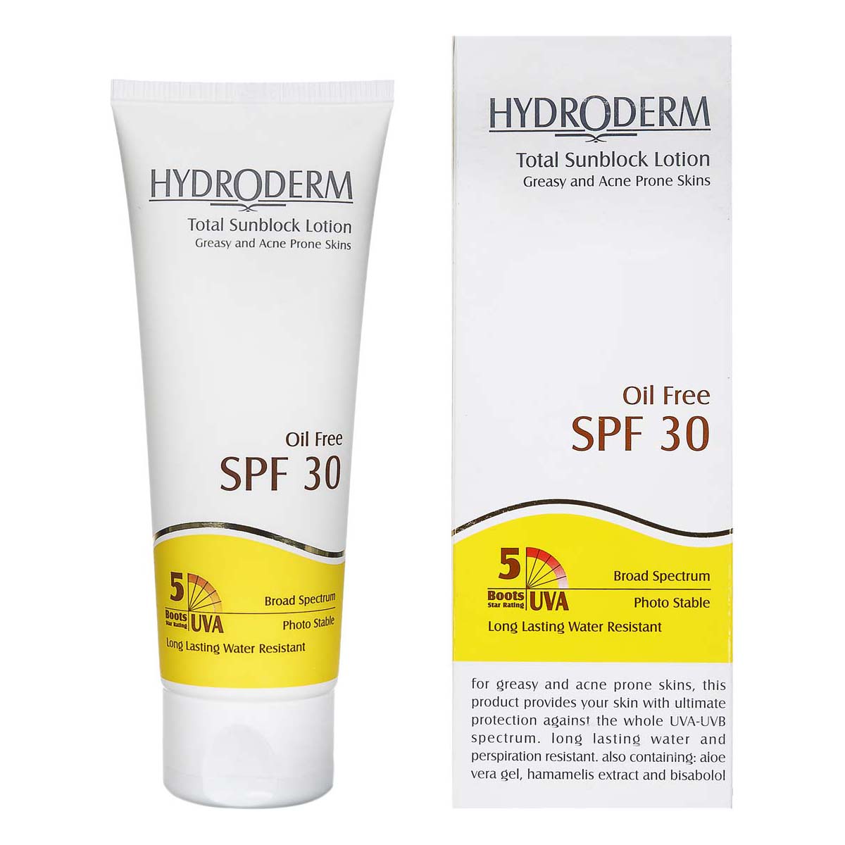 کرم ضدآفتاب هیدرودرم SPF30 حجم 50 میلی لیتر