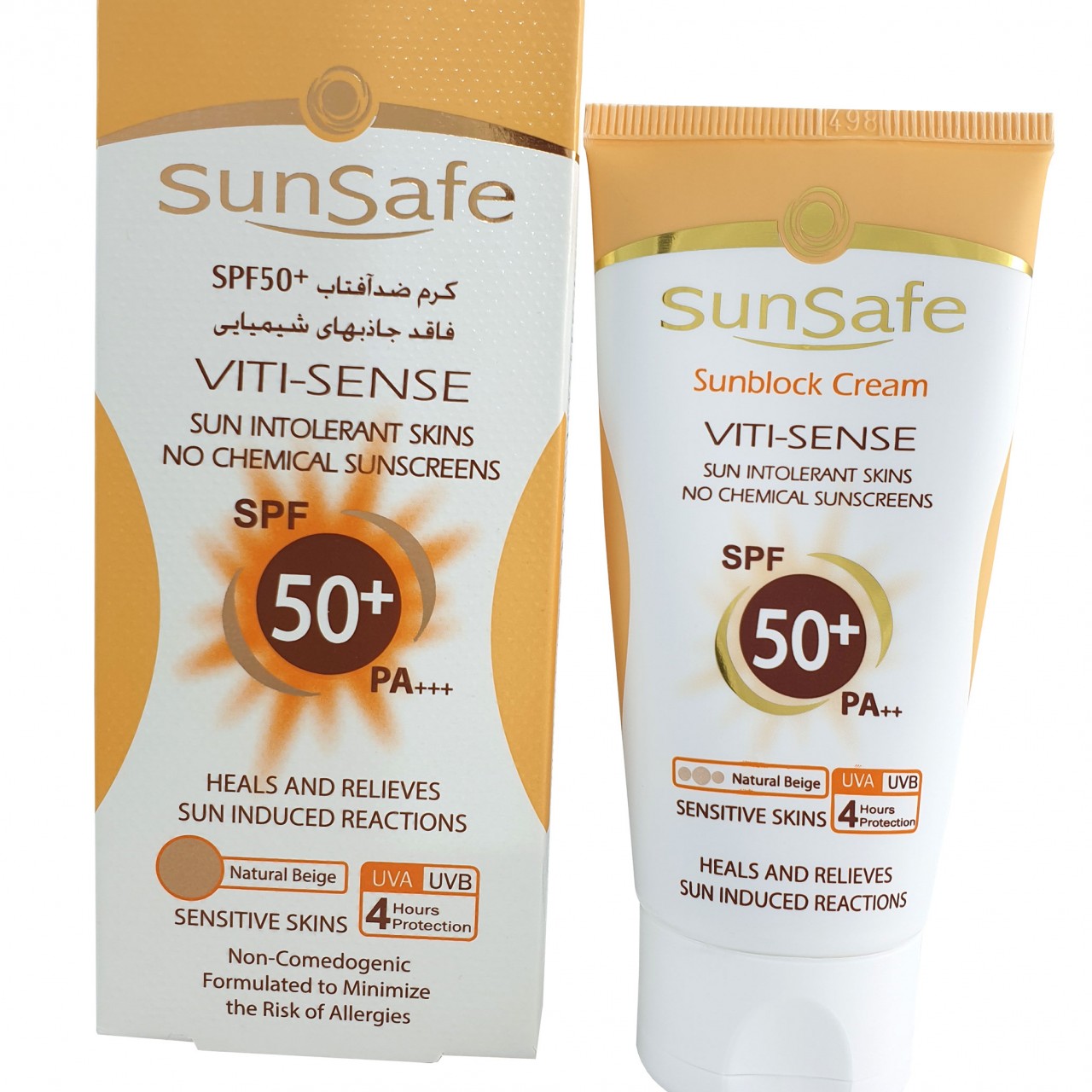 کرم ضدآفتاب SPF50 فاقد چربی سان سیف مناسب پوست های چرب و آکنه ای ۵۰ میلی لیتر