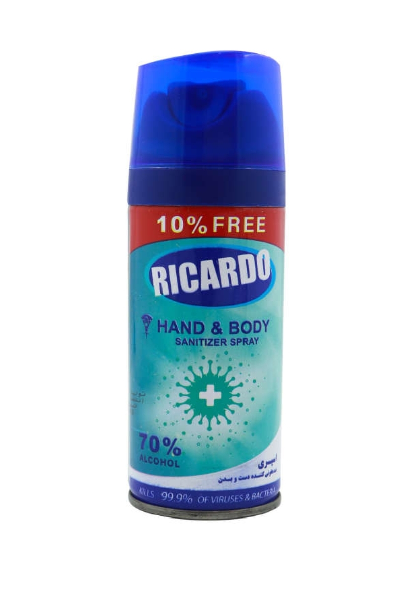 اسپری الکل ضدعفونی کننده ریکاردو