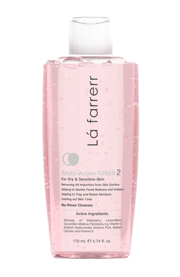 تونر مولتی اکتیو لافارر 2 پوست خشک و حساس ، La farrer