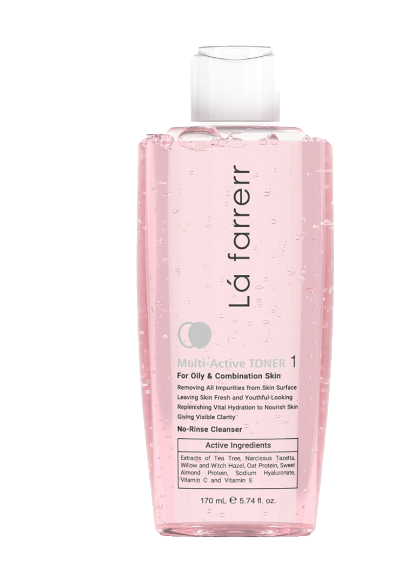 تونر مولتی اکتیو لافارر 1 پوست چرب و مختلط