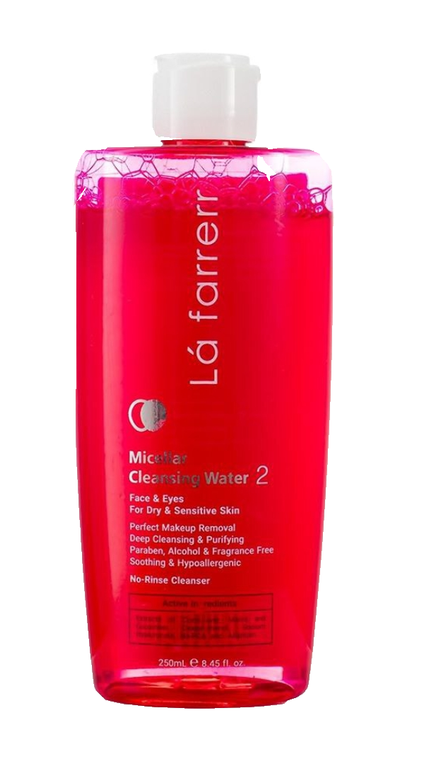 محلول پاک کننده آرایش و صورت لافارر 2