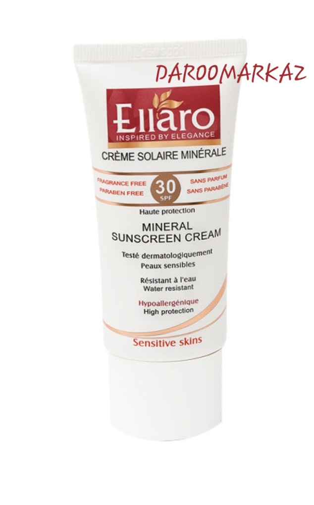 کرم ضدآفتاب ایلارو, مینرال با اس پی اف 30 مخصوص پوست های حساس