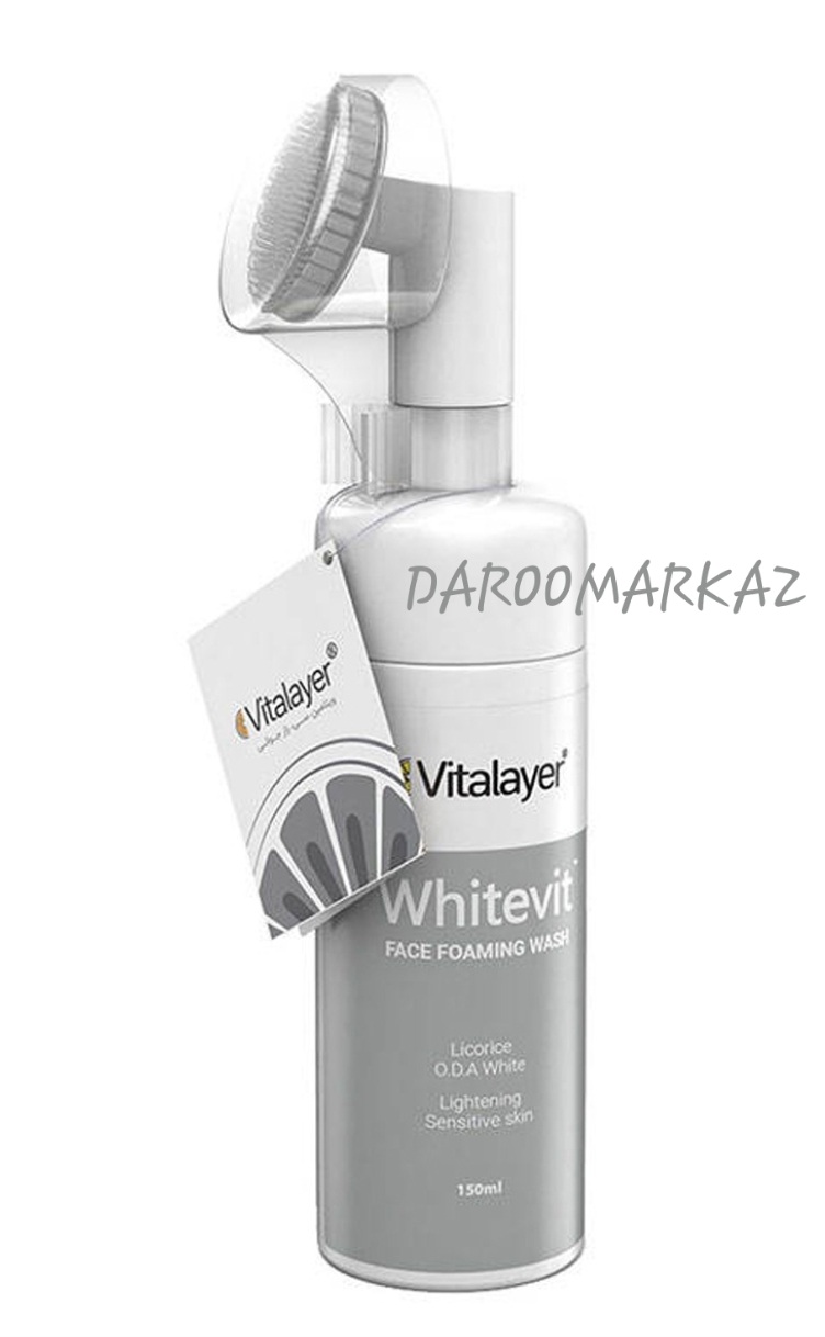فوم شستشوی صورت ویتالیر اکتی ویت برای پوستهای کدر و مستعد لکVITALAYER