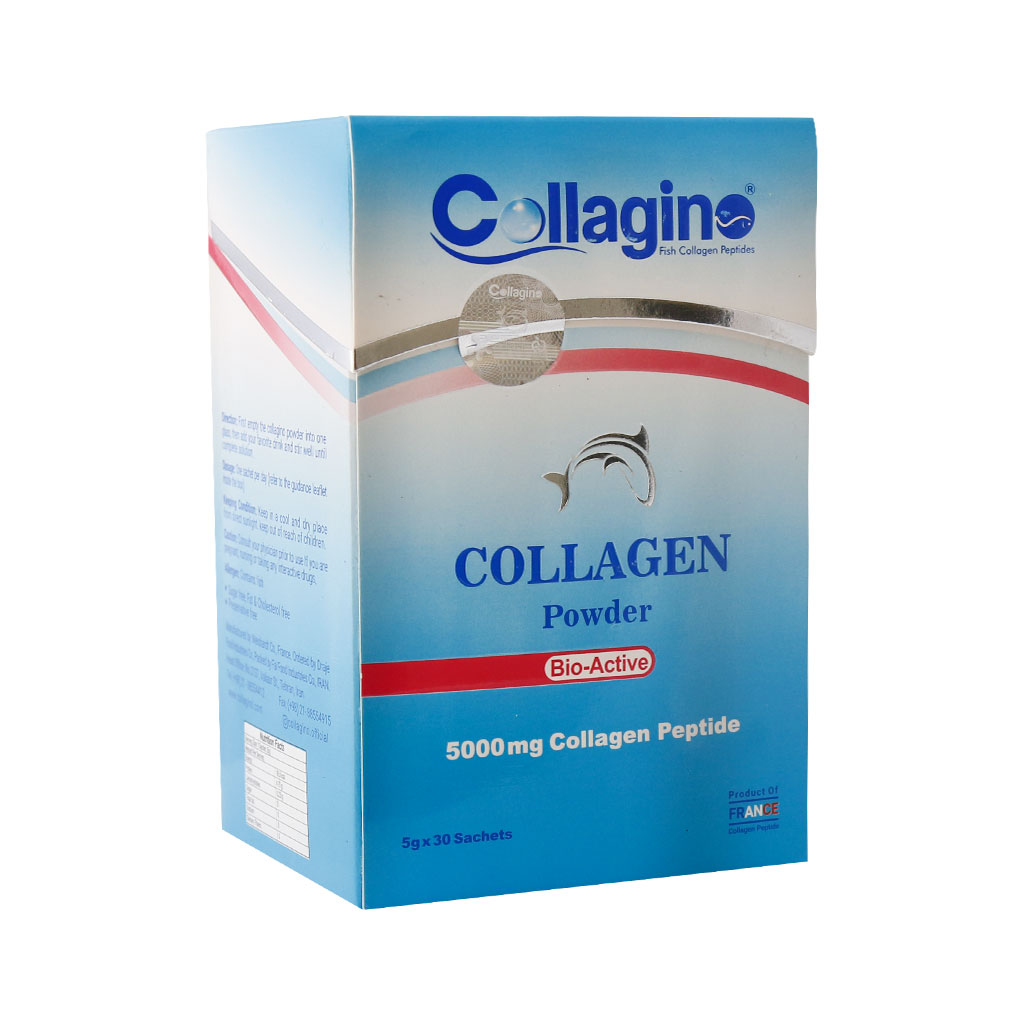 پودر کلاژن کلاژینو  آبی (جوانساز) Collagino