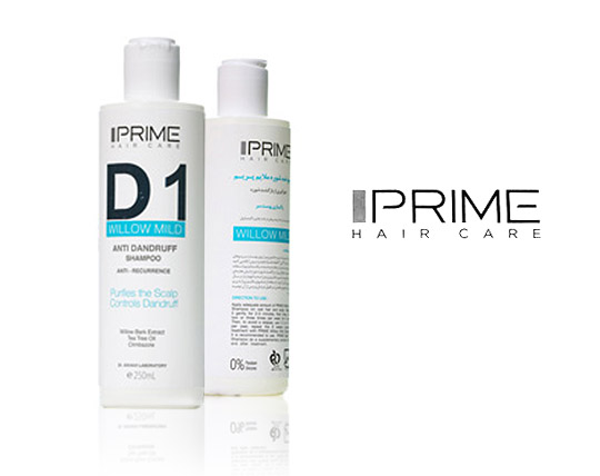 شامپو ضد شوره ملایم D1 پریم ، D1 WILLOW MILD PRIME 250 ML