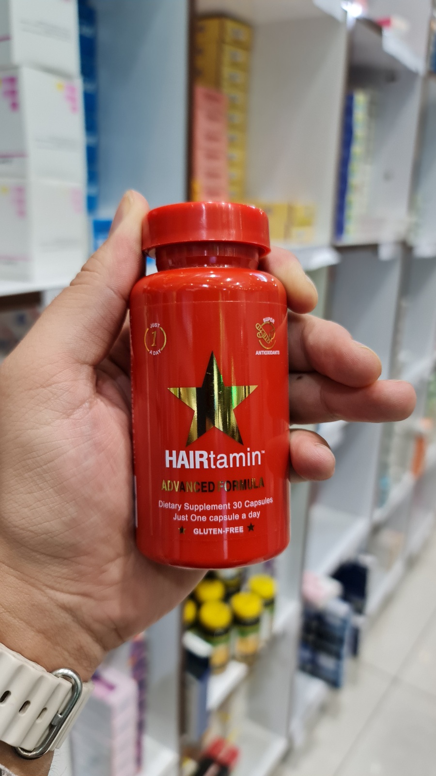 هیرتامین کپسول ضدریزش مو Hairtamin