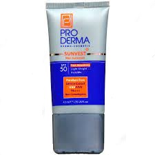 کرم ضد آفتاب فاقد چربی مخصوص آقایان spf 50 پرودرما