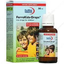قطره آهن فروکیدز یورووایتال - ferrokids-drops