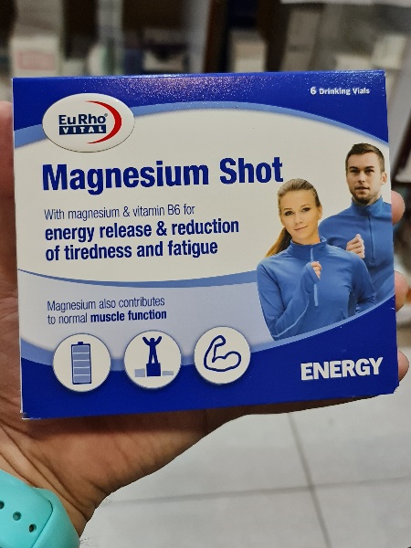 ویال خوراکی منیزیم شات، بسته شش عددی MAGNESIUM SHOT