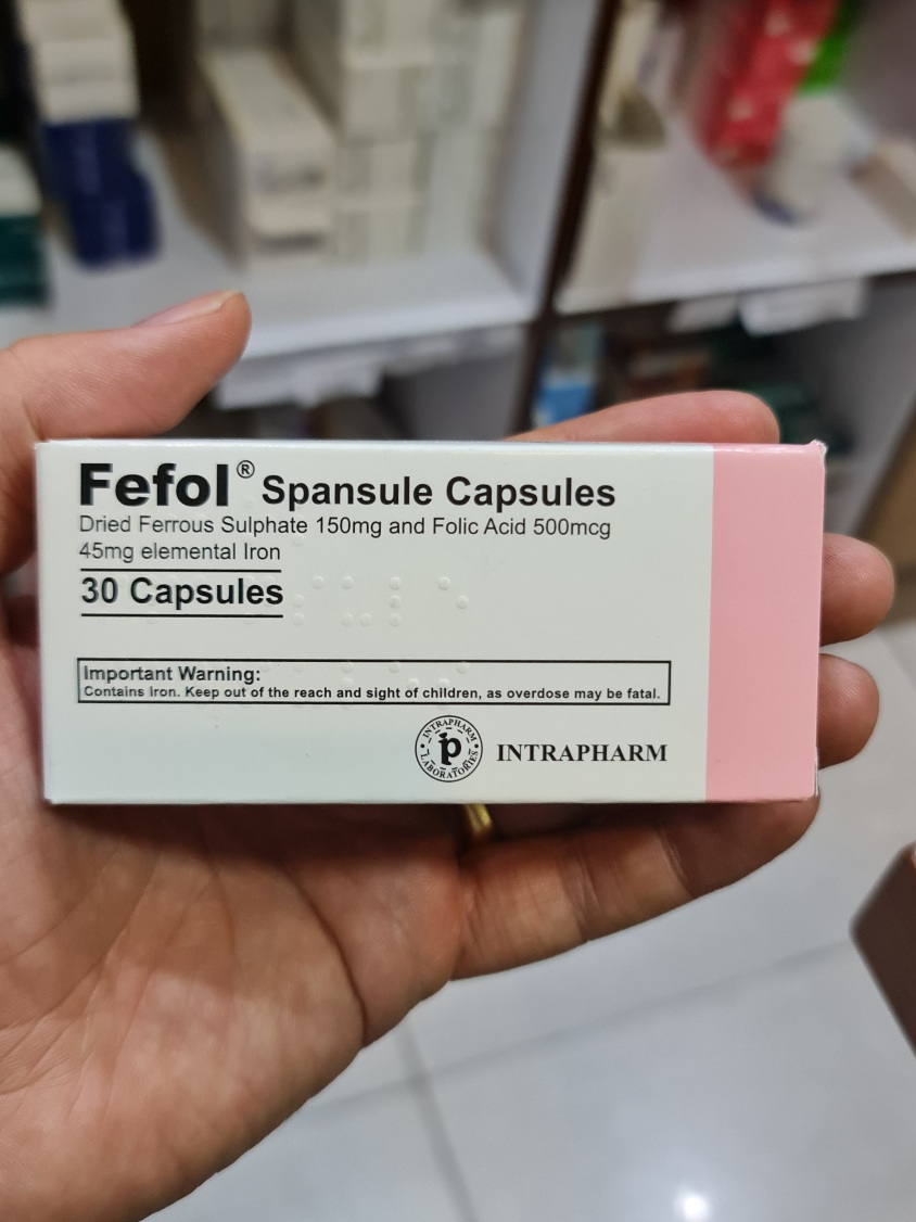 کپسول فیفول (ففول)۳۰ عددی FEFOL