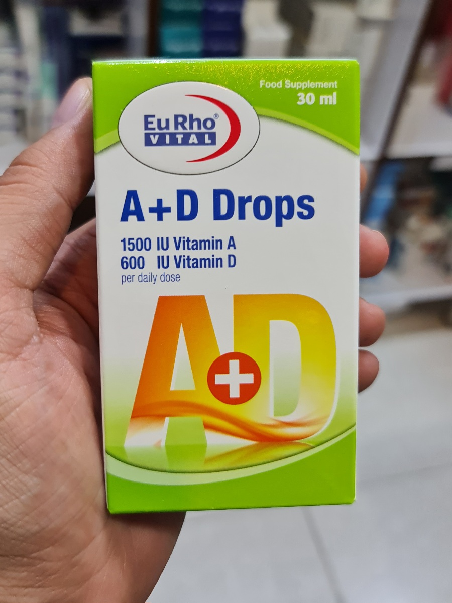 قطره ویتامین آ د یوروویتال