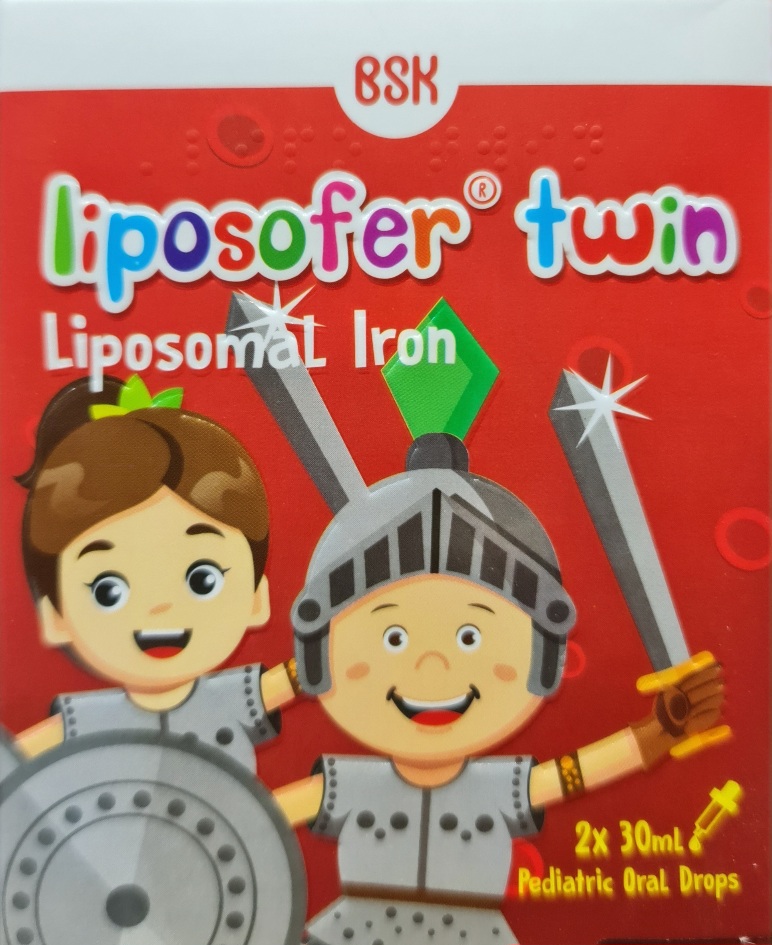 قطره آهن دوتایی لیپوزوفر توئین LIPOSOFER TWIN
