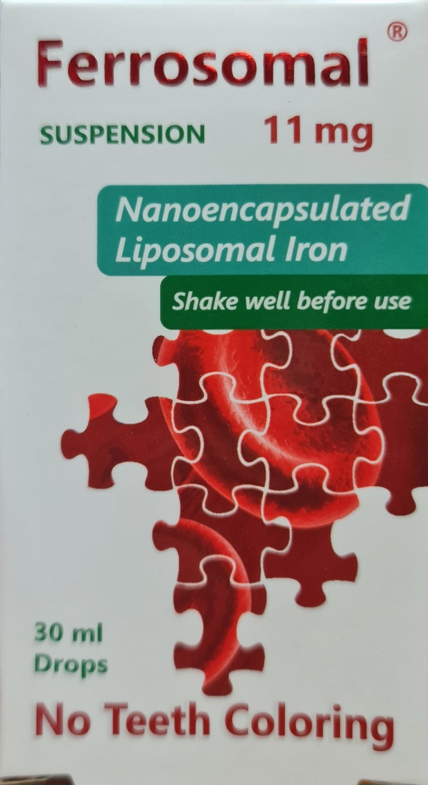 قطره آهن فروزومال ۱۱ با طعم کارامل، FERROSOMAL 11