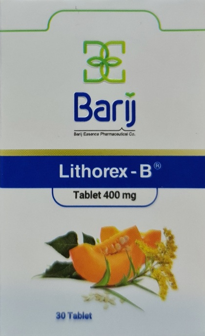 قرص لیتورکس بی ۴۰۰ میلی گرم سی عددی LITHOREX B