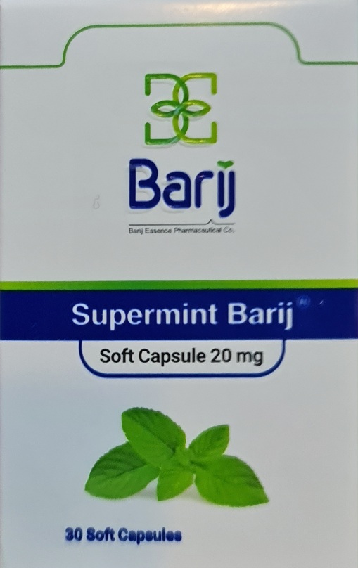کپسول نرم سوپرمینت باریج اسانس ۳۰ عددی SUPERMINT