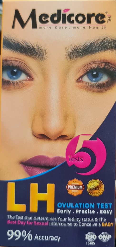 تست تخمک گذاری مدیکور 5 عددی MEDICORE LH