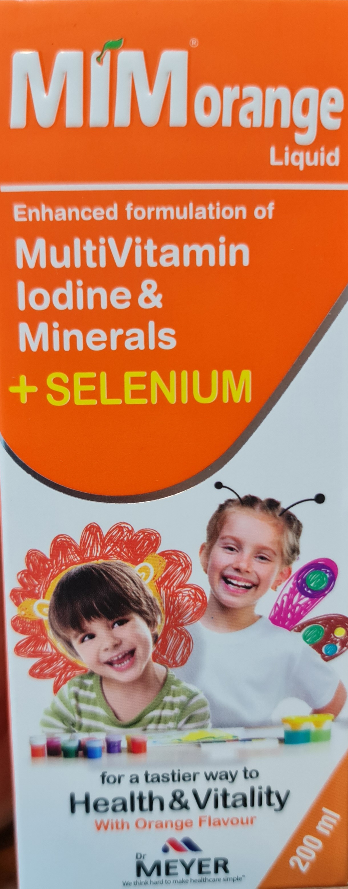 شربت میم پرتقالی ۲۰۰ میلی لیتر MIM ORANGE LIQ