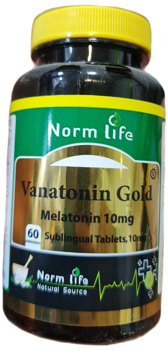 قرص زیرزبانی واناتونین ملاتونین گلد ۶۰ عددی VANATONIN GOLD