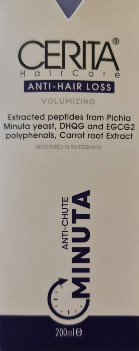 شامپو مناسب موهای خشک دارای ریزش سریتا MINUTA ANTI-CHUTE