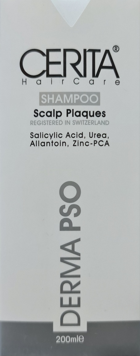 شامپو  مناسب کف سر پوسته دار انواع مو سریتا DERMA PSO
