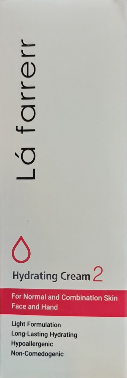 کرم آبرسان صورت و دست لافارر، پوستهای نرمال و مختلط HYDRATING CREAM ²