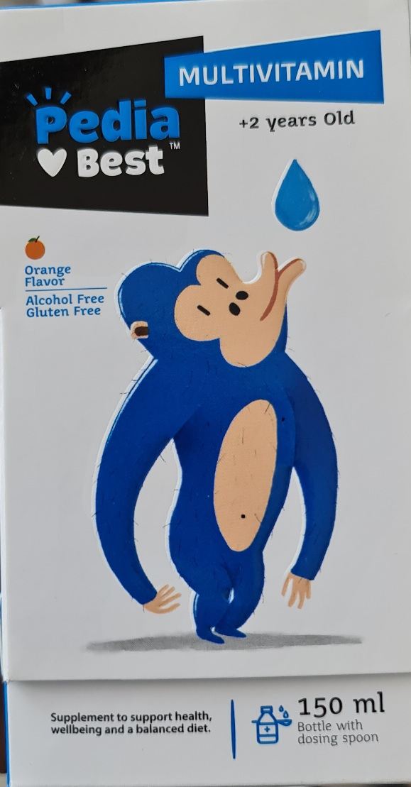 شربت مولتی ویتامین پدیابست بالای دوسال، Pediabest MV