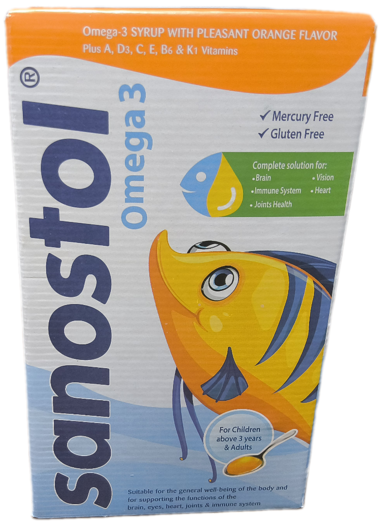 شربت سانستول امگا ۳ ،Sanostol Omega 3
