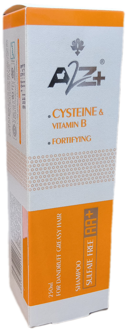 شامپو مناسب موهای چرب و دارای شوره  ای تو زد حجم ۲۵۰ میلی لیتر، A2Z CYSTEINE VITAMIN B FORTIFYING