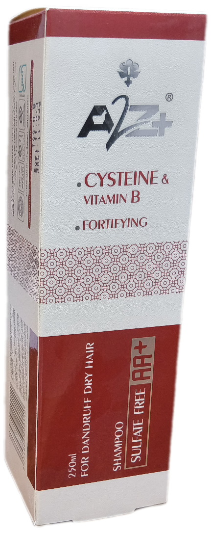 شامپو مناسب موهای خشک و دارای شوره ای تو زد حجم ۲۵۰ میلی لیتر، A2Z CYSTEINE VITAMIN B FORTIFYING