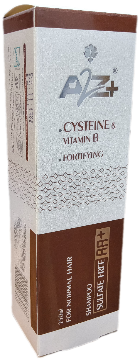 شامپو مناسب موهای نرمال تقویت کننده ای تو زد حجم ۲۵۰ میلی لیتر، A2Z CYSTEINE VITAMIN B FORTIFYING