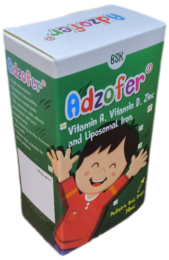 قطره ادزوفر بی اس کا ۳۰ میلی لیتر، ADZOFER DROP BSK