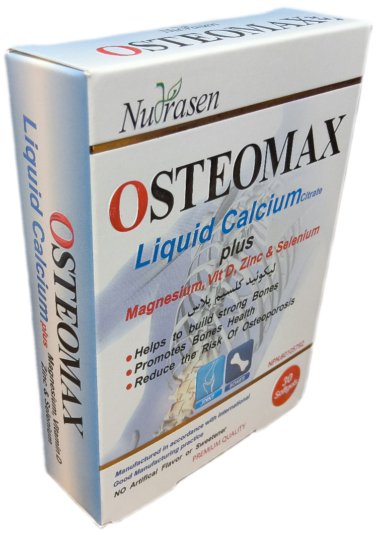 کپسول نرم استئومکس سی عددی برند نوتراسن، NUTRASEN OSTEOMAX