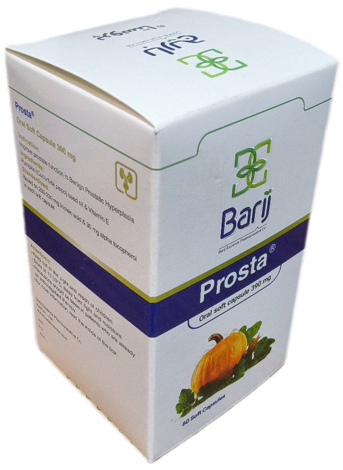 کپسول نرم پروستاباریج 60 عددی ، PROSTABARIJ SOFTGEL