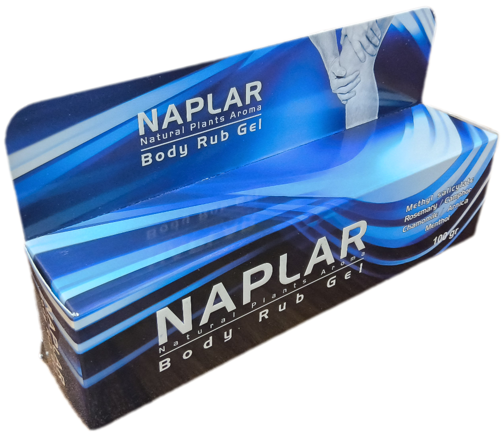 ژل خنک کننده و ضددرد ناپلار صد گرم، NAPLAR BODY RUB GEL