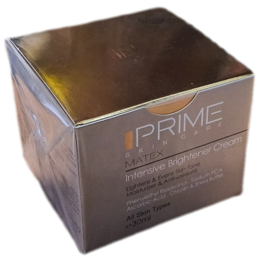 کرم روشن کننده پریم ۳۰ میلی لیتر، PRIME MATEX INTENSIVE BRIGHTENER CREAM