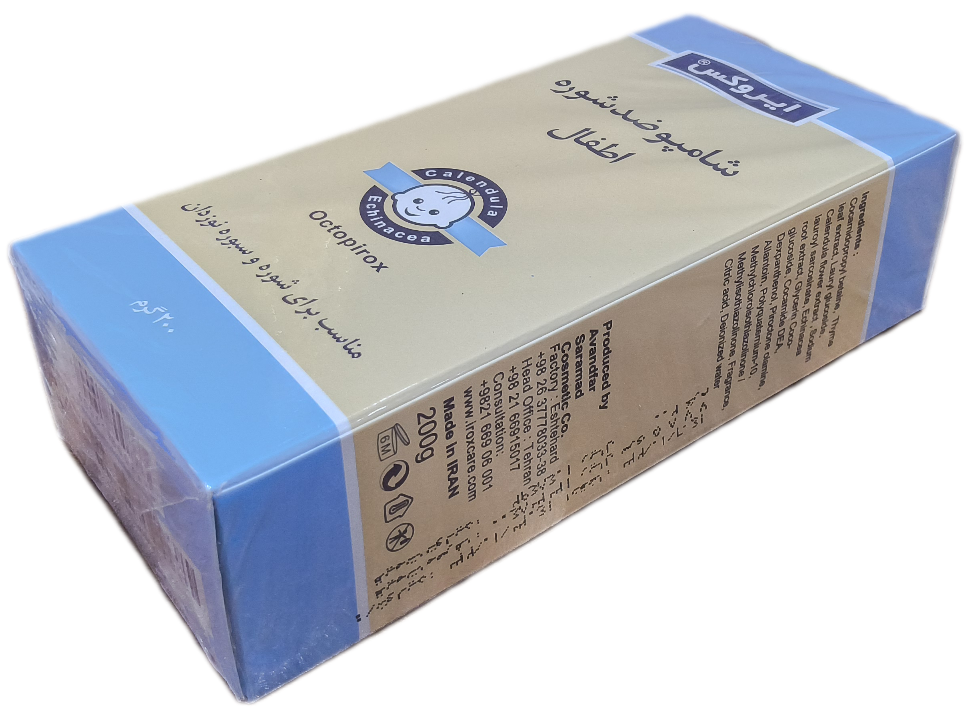 شامپو ضدشوره اطفال آیروکس 200 گرم ،  PEDIATRIC IROX ANTIDANDRUFF