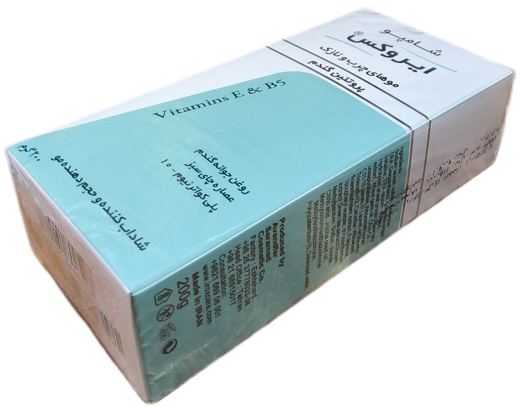 شاپو موهای چرب و نازک پروتئین گندم آیروکس، IROX WHEATGERM OIL SHAMPOO