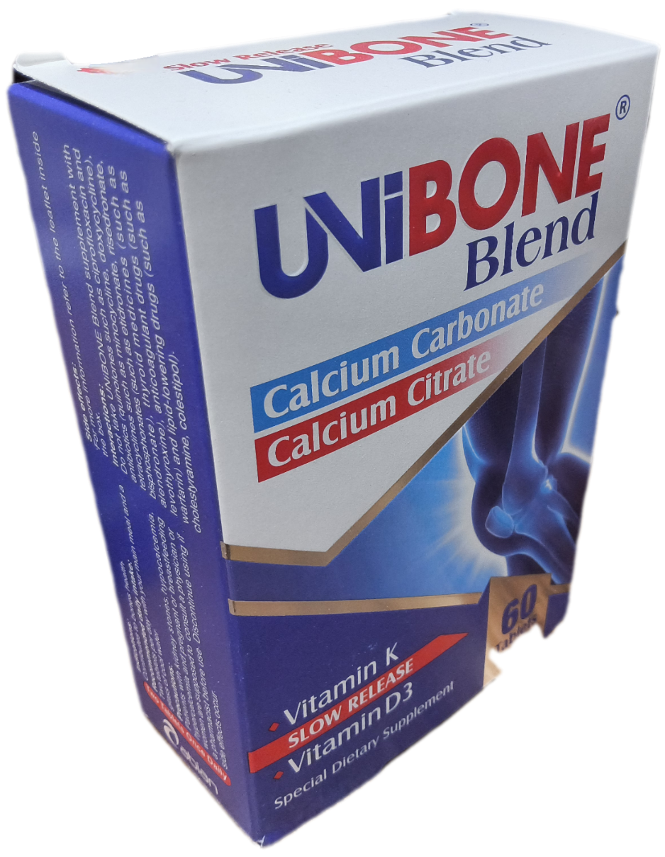 قرص یونی بون بلند ابیان دارو شصت عددی، UNIBONE BLEND
