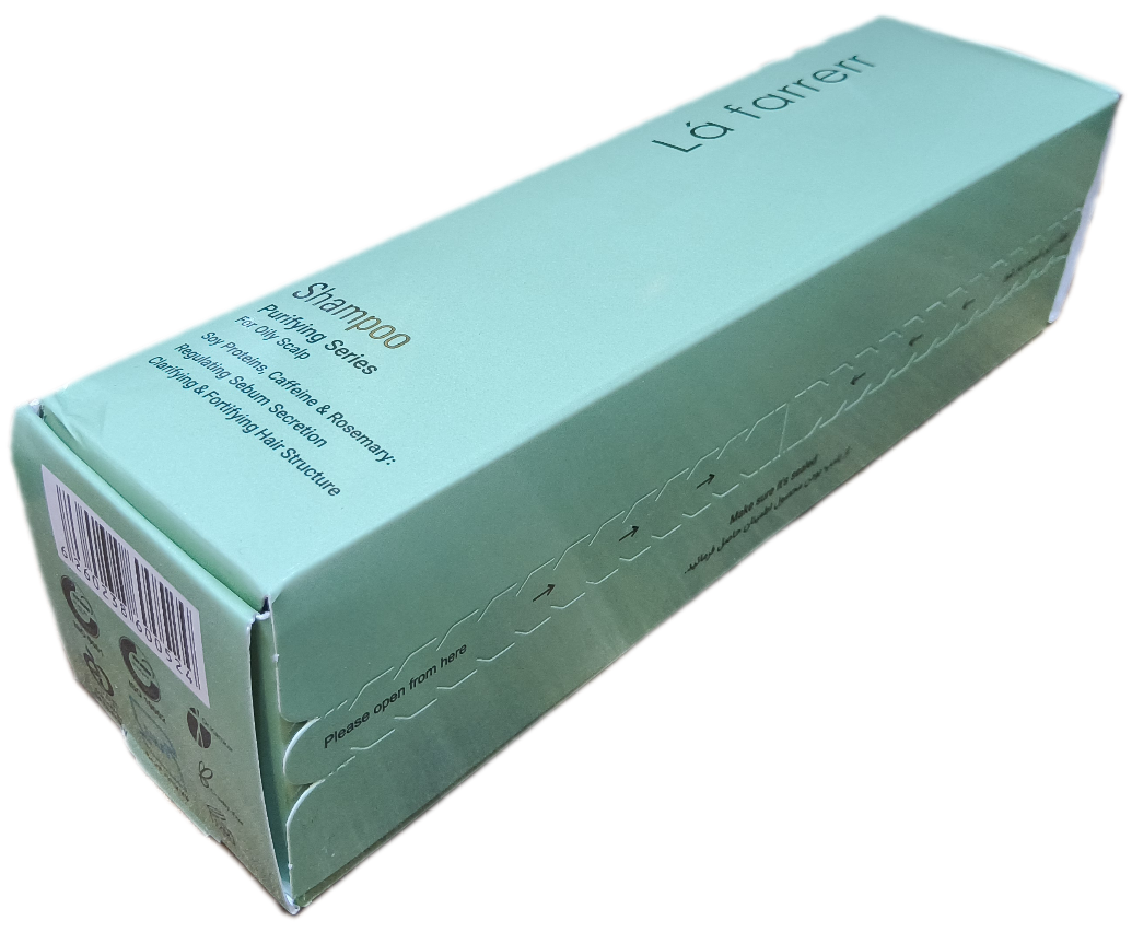 شامپو لافارر مخصوص موهای چرب و کدر ۲۵۰ میلی لیتر، PURIFYING SERIES OILY SCALP SHAMPOO LA FARRERR