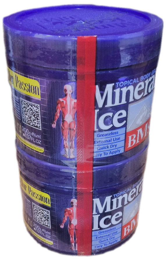 ژل مینرال آیس کاسه ای بی ام اس ۲۰۰ میلی لیتر، MINERAL ICE 200 ML
