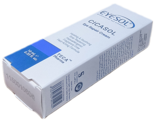 کرم ترمیم کننده سیکاسول دورچشم ۱۰ میلی لیتر ، CICASOL EYESOL