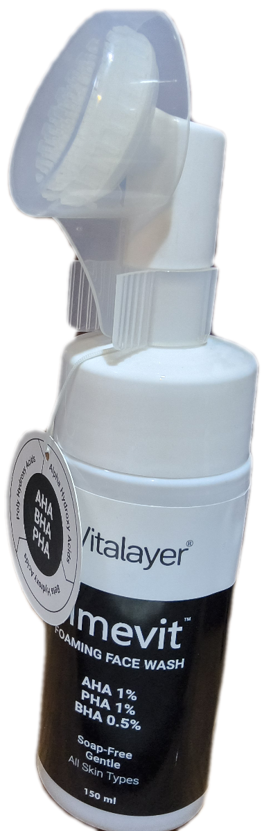 فوم شست و شوی صورت تایم ویت ویتالیر ۱۵۰ میلی لیتر، TIMEVIT VITALAYER FOAM