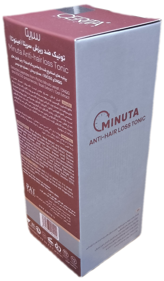 تونیک ضدریزش سریتا مینوتا ۵۰ میلی لیتر، MINUTA ANTI HAIR LOSS TONIC