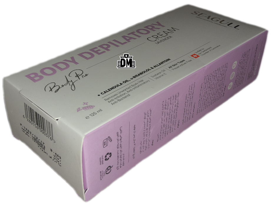 کرم موبر بدن سی گل ۱۲۵ میلی لیتر، BODY DEPILATORY CREAM