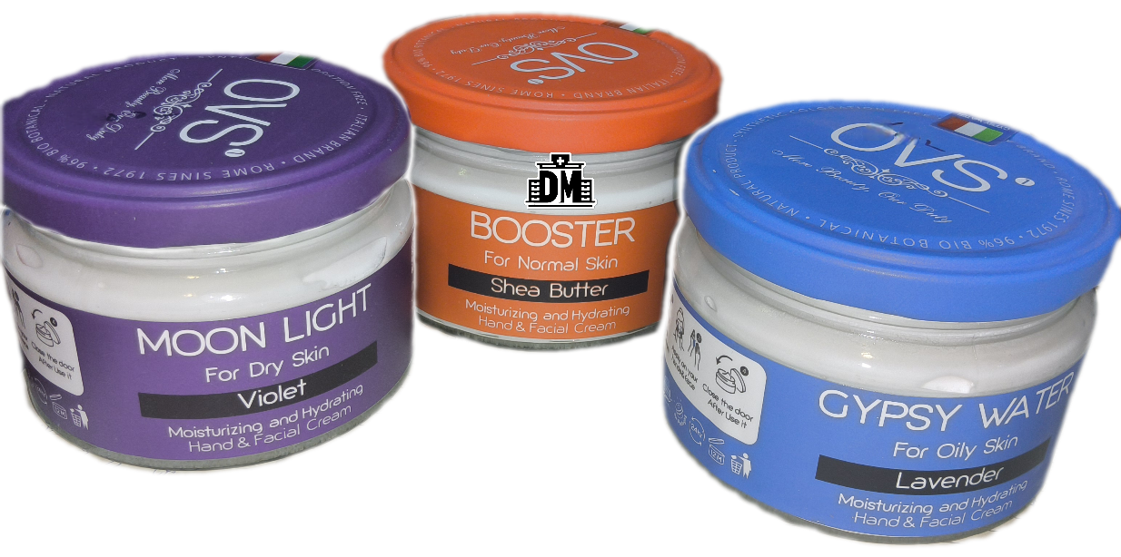 کرم دست و صورت کاسه ای او وی اس ۲۷۰ میلی لیتر، OVS MOISTURIZING