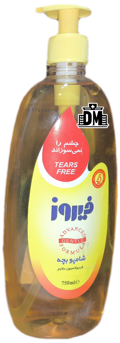 شامپو بچه فیروز پمپی ۷۵۰ میلی لیتر