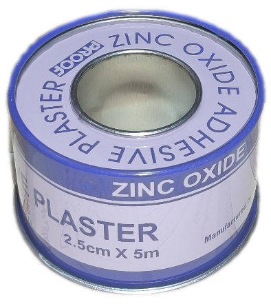 چسب پارچه ای زینک اکساید عرض 2.5 سانتی متر طول ۵ متر پروف