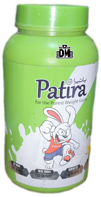 پودر پاتیرا با طعم وانیل 300 گرم